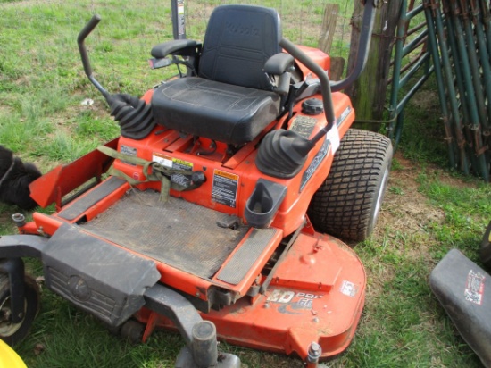 KUBOTA ZD21 ZERO TURN, 60'' DECK, OROPS, DIESEL ENG