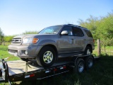 2002 TOYOTA SEQUOIA LIMITED 4X4, VIN 5TDBT48A72S117983, V8 ENG, A/T, 358,064 ODO MILES, DOES NOT RUN