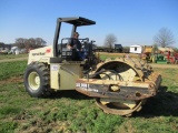 INGERSOLL RAND SD100F PRO PAC VIBRATORY ROLLER, S/N 151497, 84'' SHEEPFOOT DRUM, APPROX 4400 MTR HRS