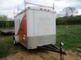 10' ENCLOSED UTILITY TRAILER, BOSO