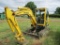 HYUNDAI ROLEX 35-7 MINI EXCAVATOR, S/N HY3570006, 24'' BKT, PUSHBLADE, ECAB, A/C, HEAT, 1472 MTR HRS