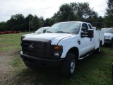 2008 FORD F350 XL SUPER DUTY 4X4, 5.4L V8 ENG, A/T, 9' KNAPHEIDE SVC BED, 258,569 ODO MILES