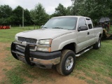 2004 CHEVY 2500 HDLS, VIN 1GCHK29264E285101, 6.6 DURAMAX TURBO DIESEL, A/T, MILES EXEMPT