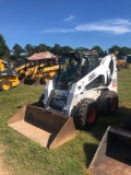 2008 BOBCAT S250 TURBO S/S, S/N A5GM20283, GPB, ECAB, A/C, HEAT, KUBOTA 75HP ENG, 4,276 MTR HRS