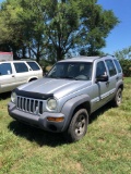 2002 JEEP LIBERTY SPORT 4X4, VIN 1J4GL48K02W125481, 6 CYL ENG, 260,975 ODO MILES