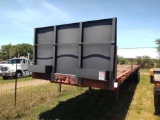 40' GREAT DANE FLATBED, LEAF SPRING SUSP, AIR BRAKES, BOSO