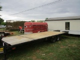 2008 LONE WOLF T/A TRAILER, VIN 4P7U830278F029594, 25' DECK, 5' DOVETAIL, 5' RAMPS