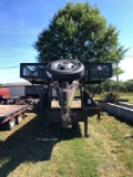 PJGOOSENECK DUAL TANDEM TRAILER, VIN N/A, 20' DECK, 6' RAMP, 5' RAMP, 4' TOPDECK