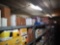 CONTENTS ON TOP OF 15 SHELVING UNITS