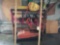 (4) CHAINSAWS ON WOODEN RACK (2) CASES