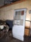 GREY BOLT BIN AND 9-PANE WOODEN DOOR