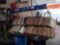 LOT OF MISC PARTS MANUALS AND RACK