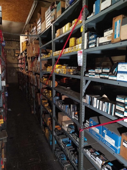 CONTENTS 2 SHELF UNITS TOTAL 16 INDIVIDUAL SHELVES (NORTH HALF OF ROW)