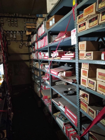 CONTENTS 2 SHELF UNITS TOTAL 16 INDIVIDUAL SHELVES (NORTH HALF OF ROW)