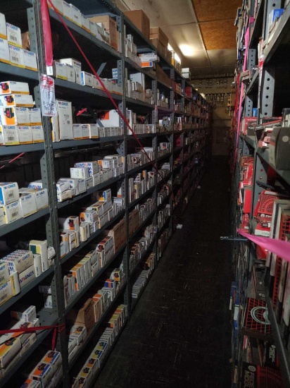 CONTENTS 3 SHELF UNITS TOTAL 24 INDIVIDUAL SHELVES (SOUTH HALF OF ROW)