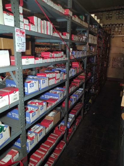 CONTENTS 3 SHELF UNITS TOTAL 24 INDIVIDUAL SHELVES (SOUTH HALF OF ROW)