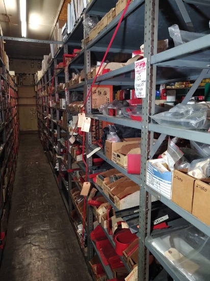 CONTENTS 3 SHELF UNITS TOTAL 24 INDIVIDUAL SHELVES (NORTH HALF OF ROW)