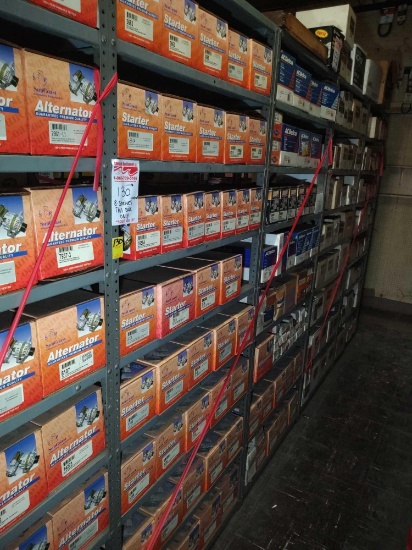 CONTENTS 2 SHELF UNITS TOTAL 16 INDIVIDUAL SHELVES (SOUTH HALF OF ROW)