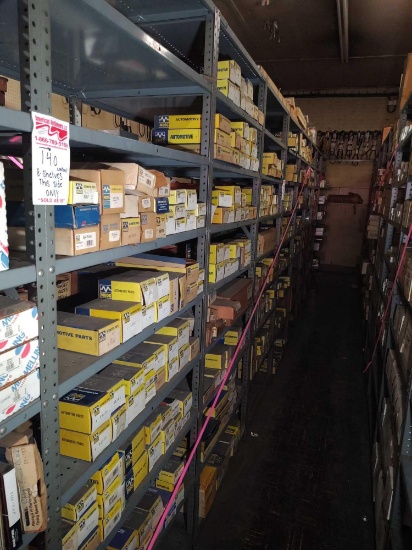 CONTENTS 5 SHELF UNITS TOTAL 40 INDIVIDUAL SHELVES (SOUTH HALF OF ROW)