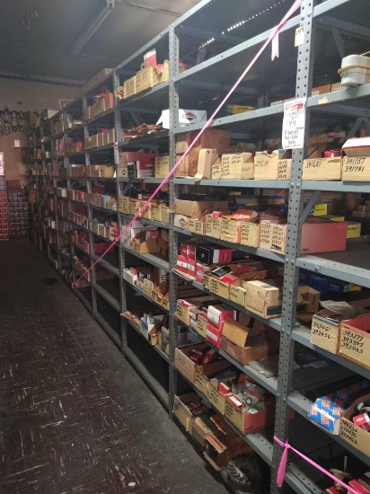 CONTENTS 4 SHELF UNITS TOTAL 32 INDIVIDUAL SHELVES (NORTH HALF OF ROW)