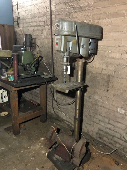 ROCKWELL DRILL PRESS AND BENCH GRINDER