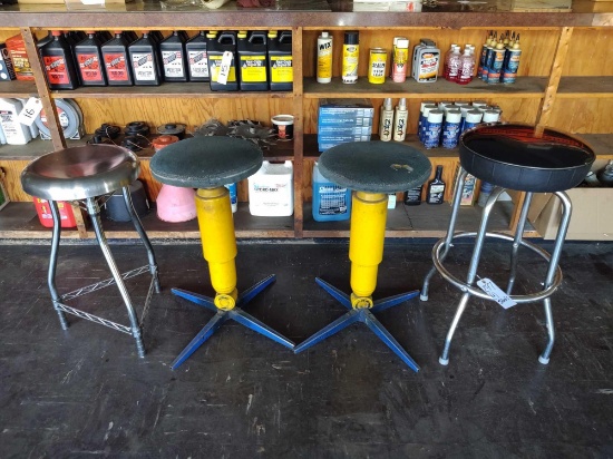 (4) COUNTER STOOLS