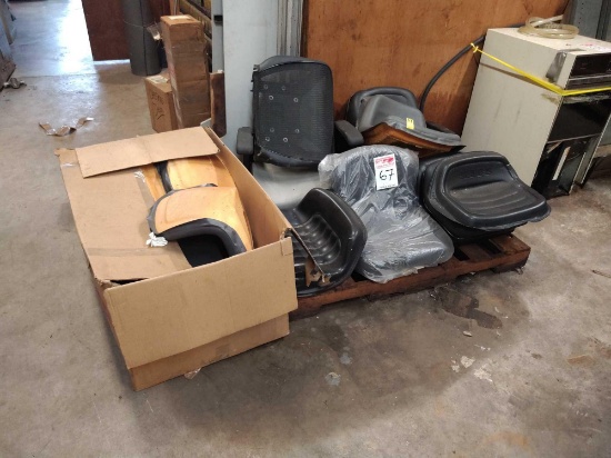 PALLET LOT LAWNMOWER SEATS AND SEAT CUSHIONS