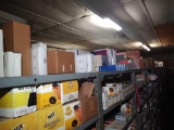 CONTENTS ON TOP OF 15 SHELVING UNITS