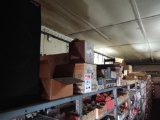 CONTENTS ON TOP OF 15 SHELVING UNITS