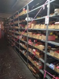 CONTENTS 4 SHELF UNITS TOTAL 32 INDIVIDUAL SHELVES (NORTH HALF OF ROW)