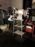 BENCH GRINDER ON STAND