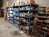 (4) SECTIONS OF SHELVING