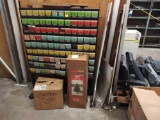 BRASS FITTINGS DISPLAY AND CONTENTS