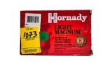 20 ROUNDS HORNADY LIGHT MAGNUM 6.5 X 55 129 GR