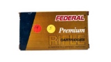 20 ROUNDS FEDERAL PREMIUM 25-06 ROBERTS 115 GR NOSLER PARTITION