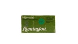 50 ROUNDS REMINGTON HIGH VELOCITY 22 HORNET 45 GR HOLLOW POINT