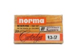 20 ROUNDS NORMA 9,3 X 57 286 GR
