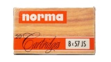 20 ROUNDS NORMA 8 X 57 JS 156 GR SOFT POINT