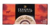 20 ROUNDS FEDERAL PREMIUM 375 H&H MAG 260 GR NOSLER PARTITION