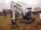 BOBCAT E45 EXCAVATOR, S/N B2VY11033, 24'' BKT, HYD THUMB, PUSH BLADE, 1925.2 MTR HRS