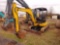 JCB 8035ZTS EXCAVATOR, S/N 23811153, RUBBER TRACKS, PUSH BLADE, 18'' BKT, OROPS, 2433 MTR HRS