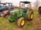 JOHN DEERE 990 TRACTOR, 2WD, POWER STEERING, S/N LV0990G192216, ROLL BAR, CANOPY, 3PTH