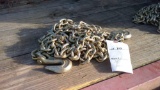 1/4'' X 18' GRADE 70 CHAINS, HOOKS ON END