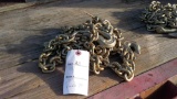 1/4'' X 18' GRADE 70 CHAINS, HOOKS ON END