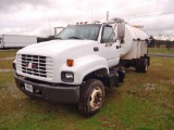 1999 GMC 6500 S/A TRUCK, VIN 1GDJ6H1C1XJ507225, 2500 GAL WATER TANK, CAT DIESEL ENG, 6 SPD TRANS,