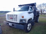 2003 GMC C7500 S/A DUMP TRUCK, VIN 1GDK7J1C33F508558, 10' DUMP BED, AUTO TAILGATE, 28,808 ODO MILES