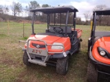 KUBOTA RTV900 UTILITY CART, S/N 96868, DIESEL KUBOTA ENG, DUMP BED, CANOPY, 4WD, 1446 MTR HRS