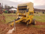 VERMEER 5400 REBEL ROUND BALER, S/N 1VRV111D451004192, GRATHERN WHEELS, WITH MONITOR