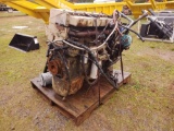 M-10 CUMMINGS 6CYL DIESELE ENG, APPROX 176,000 MILES ON ENG, TURBO, ALT, A/C CONDENSER, EXTRA