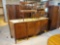 MARBLE TOP BUFFET & 2 TELEPHONE TABLES